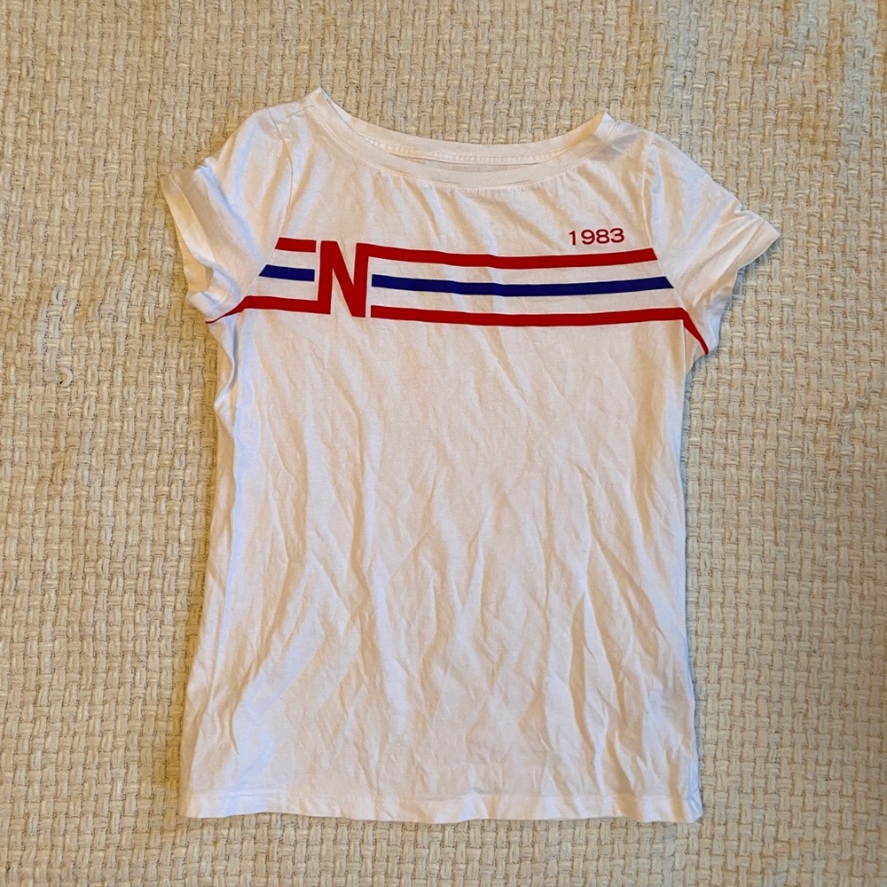 NAUTICA | white T-shirt 1983 logo